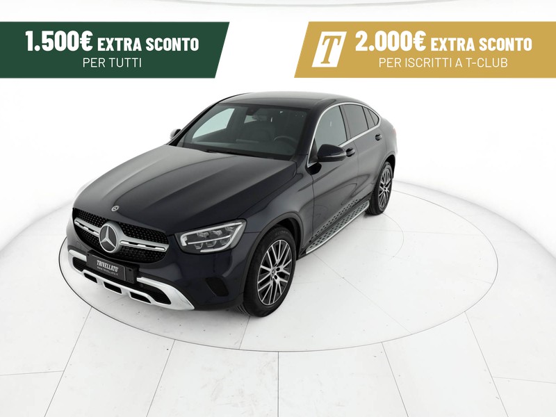 Mercedes GLC Coupè coupe 300 d sport 4matic auto diesel blu/azzurro