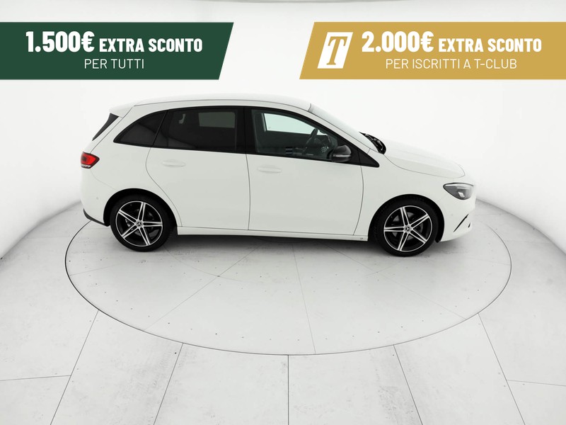 Mercedes Classe B 200 d sport plus auto diesel bianco