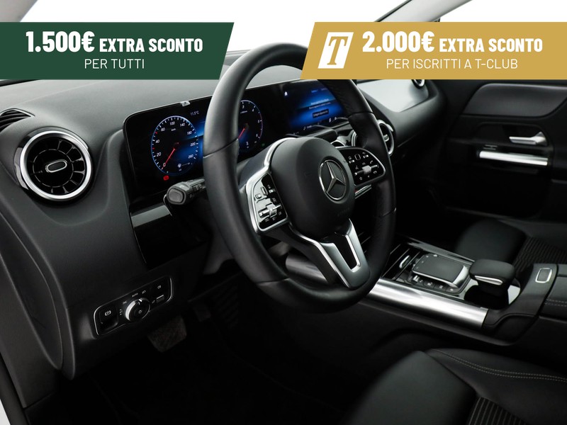 Mercedes Classe B 200 d sport plus auto diesel bianco