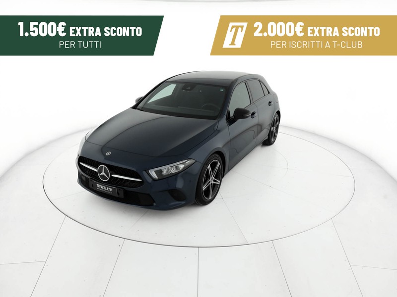 Mercedes Classe A 180 d sport auto diesel blu/azzurro