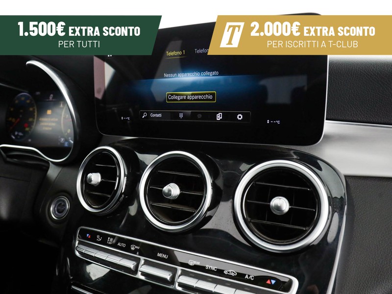 Mercedes GLC 300 d premium 4matic auto diesel argento