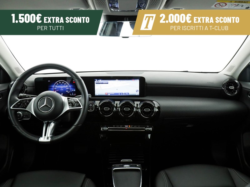 Mercedes Classe A 180 d advanced auto diesel nero