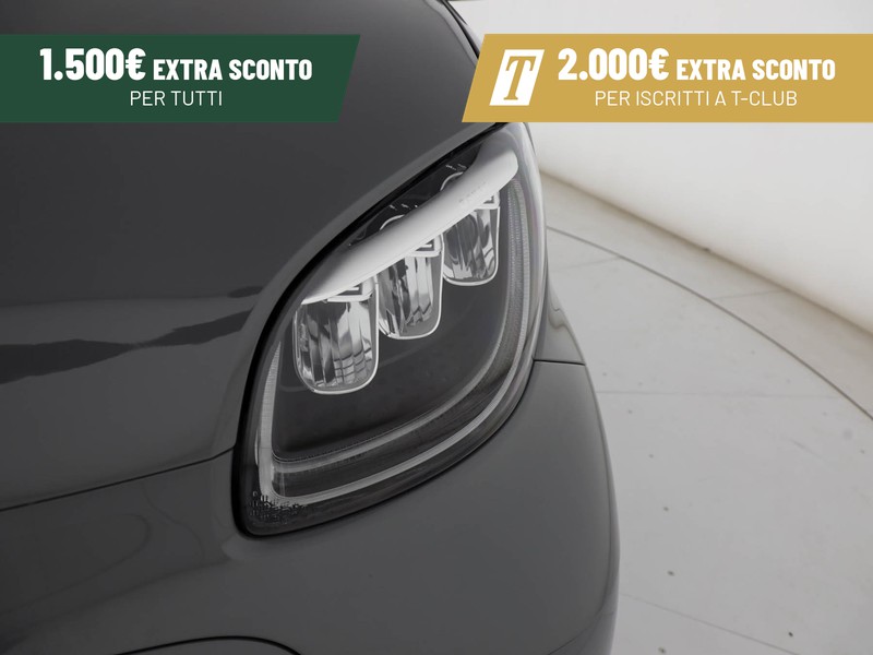 Smart Fortwo eq prime 22kw elettrica nero