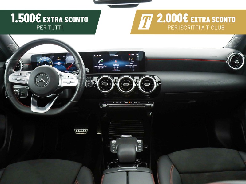 Mercedes Classe A 220 d premium auto diesel argento