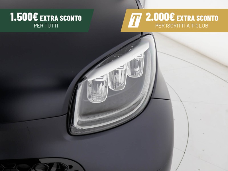 Smart Fortwo eq prime 22kw elettrica nero