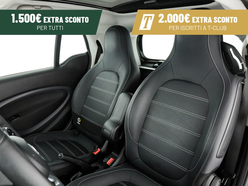 Smart Fortwo eq prime 22kw elettrica nero