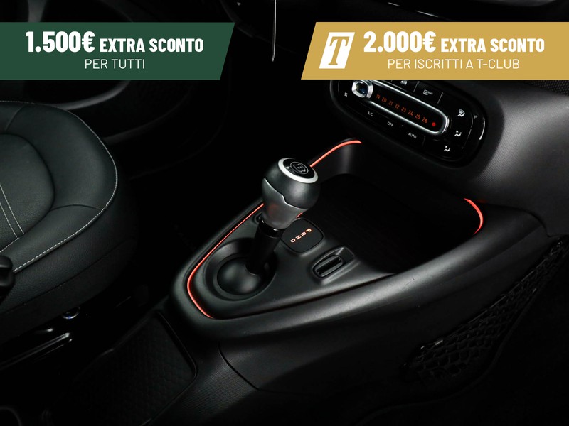 Smart Fortwo eq prime 22kw elettrica nero