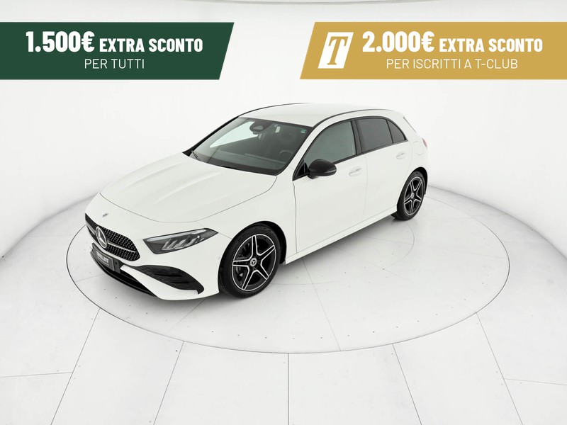 Mercedes Classe A 180 d amg line advanced plus auto diesel bianco