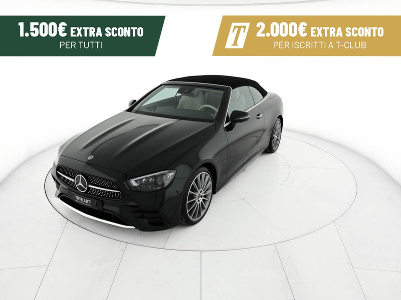 Mercedes Classe E Cabrio cabrio 300 d mhev (eq-boost) premium plus 4matic auto ibrido verde