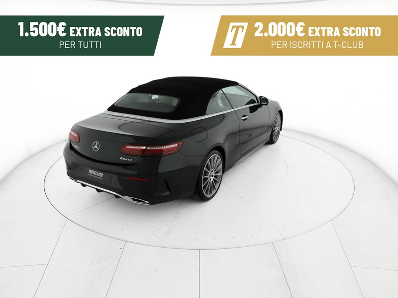 Mercedes Classe E Cabrio cabrio 300 d mhev (eq-boost) premium plus 4matic auto ibrido verde