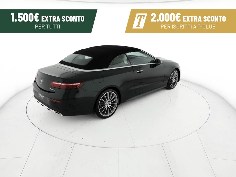 Mercedes Classe E Cabrio cabrio 300 d mhev (eq-boost) premium plus 4matic auto ibrido verde