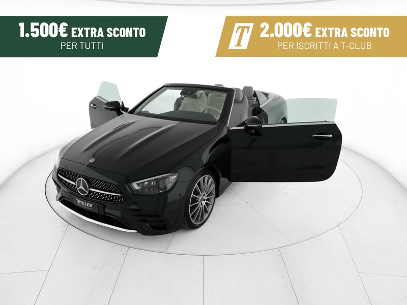 Mercedes Classe E Cabrio cabrio 300 d mhev (eq-boost) premium plus 4matic auto ibrido verde