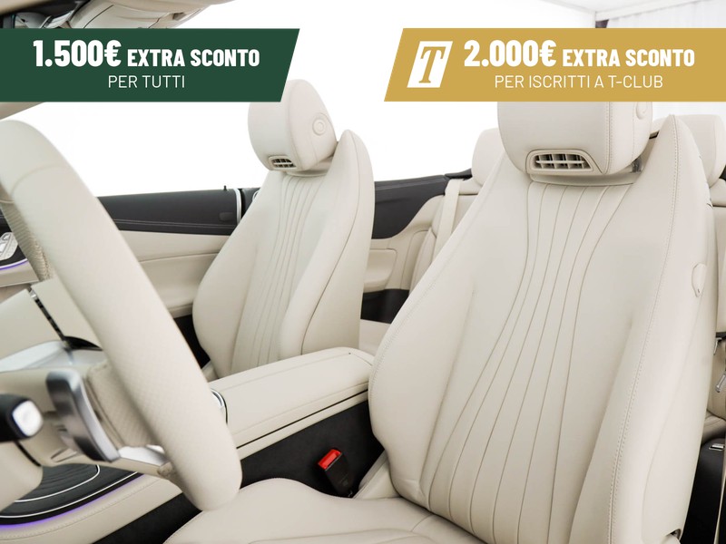 Mercedes Classe E Cabrio cabrio 300 d mhev (eq-boost) premium plus 4matic auto ibrido verde