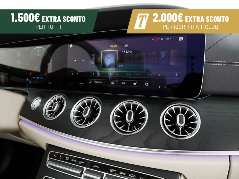 Mercedes Classe E Cabrio cabrio 300 d mhev (eq-boost) premium plus 4matic auto ibrido verde