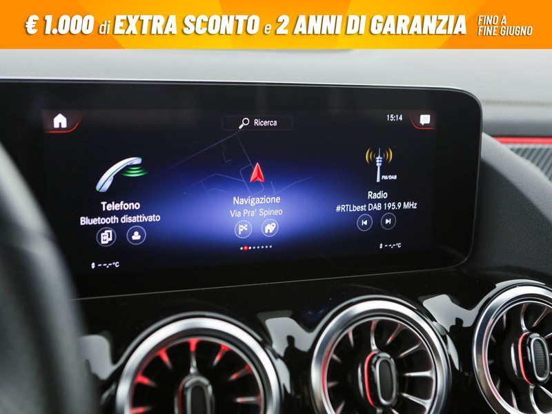 Mercedes GLA 250 e phev (eq-power) premium auto ibrido blu/azzurro