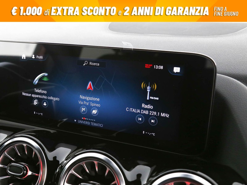 Mercedes GLA 200 d premium auto diesel rosso