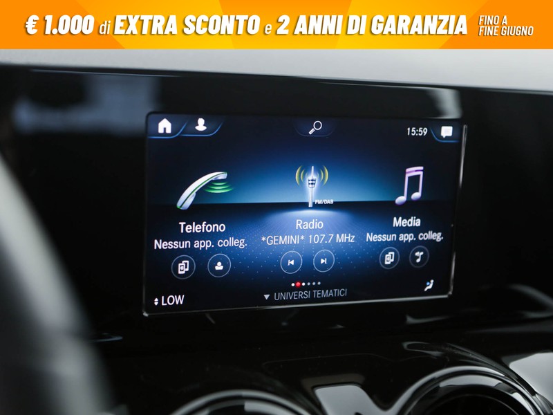 Mercedes GLA 180 d executive auto diesel nero