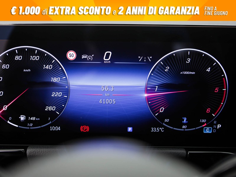 Mercedes GLA 180 d progressive advanced auto diesel nero