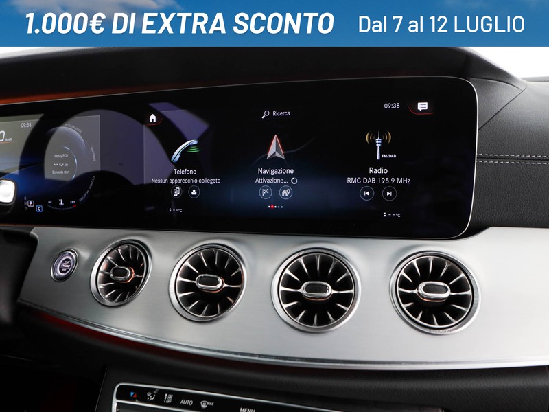 Mercedes Classe E Coupè coupe 220 d premium plus 4matic auto my20 diesel argento