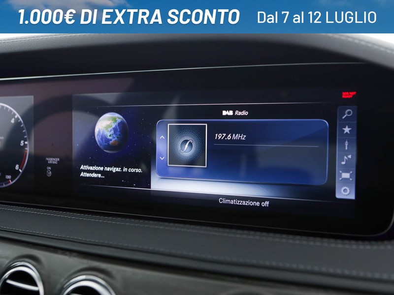 Mercedes Classe S Berlina 400 d premium 4matic auto diesel nero