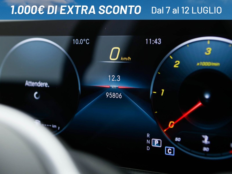 Mercedes Classe B 180 d sport plus auto diesel nero