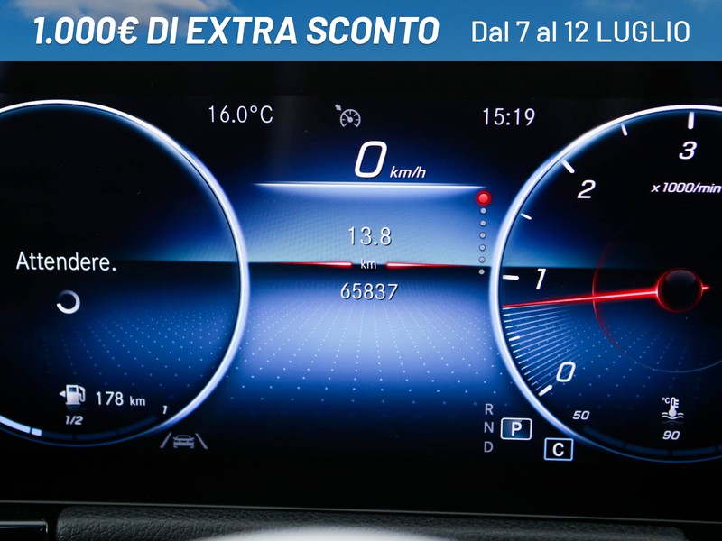 Mercedes Classe B 180 d sport plus auto diesel argento