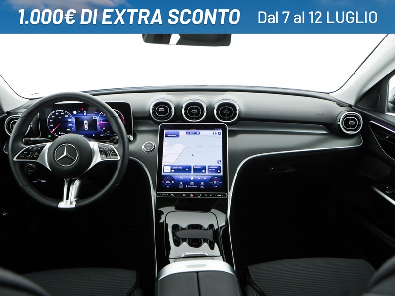 Mercedes Classe C Berlina 200 d mhev advanced auto ibrido nero