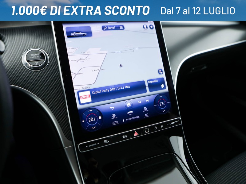 Mercedes Classe C Berlina 200 d mhev advanced auto ibrido nero