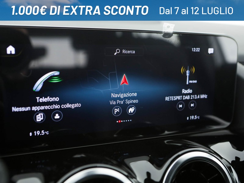 Mercedes GLA 200 d sport plus auto diesel argento
