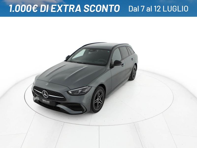 Mercedes Classe C SW sw 300 de phev amg line advanced auto ibrido grigio
