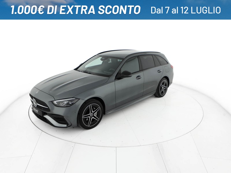 Mercedes Classe C SW sw 300 de phev amg line advanced auto ibrido grigio