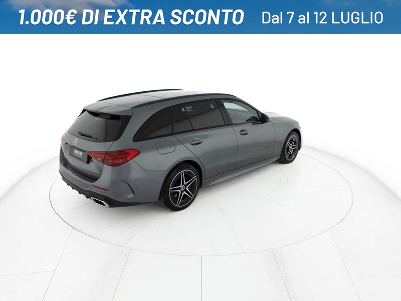 Mercedes Classe C SW sw 300 de phev amg line advanced auto ibrido grigio