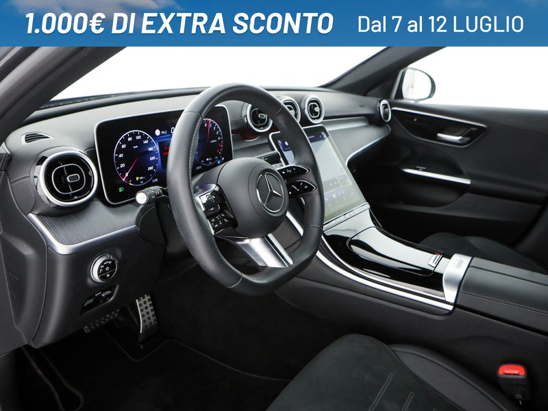 Mercedes Classe C SW sw 300 de phev amg line advanced auto ibrido grigio