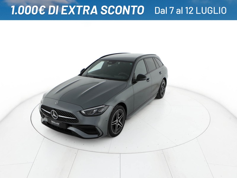 Mercedes Classe C SW sw 300 de phev amg line advanced auto ibrido grigio