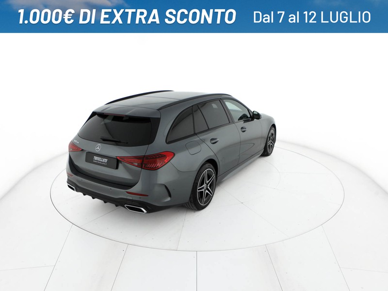 Mercedes Classe C SW sw 300 de phev amg line advanced auto ibrido grigio