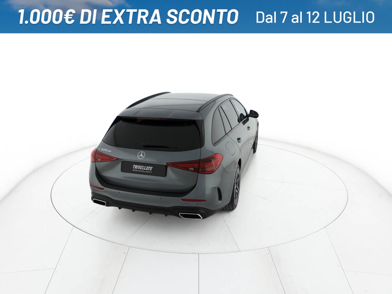 Mercedes Classe C SW sw 300 de phev amg line advanced auto ibrido grigio