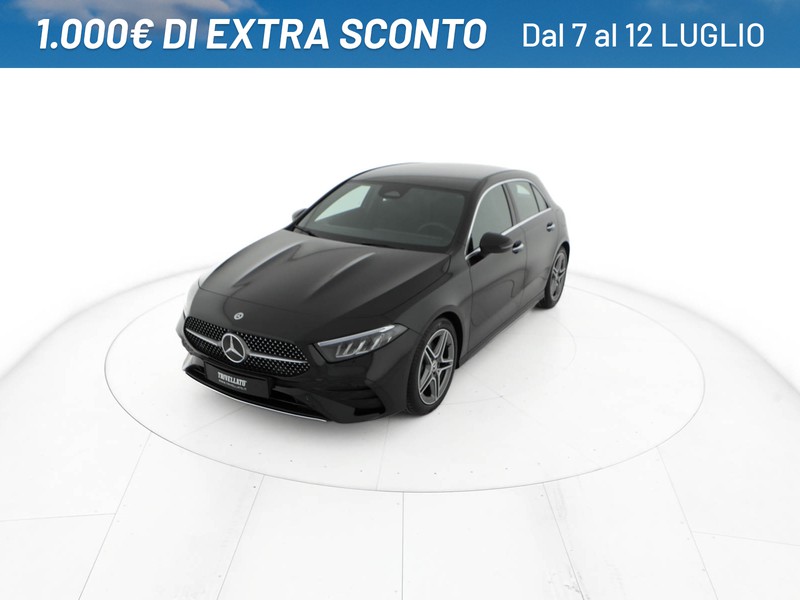 Mercedes Classe A 180 amg line advanced plus auto ibrido nero