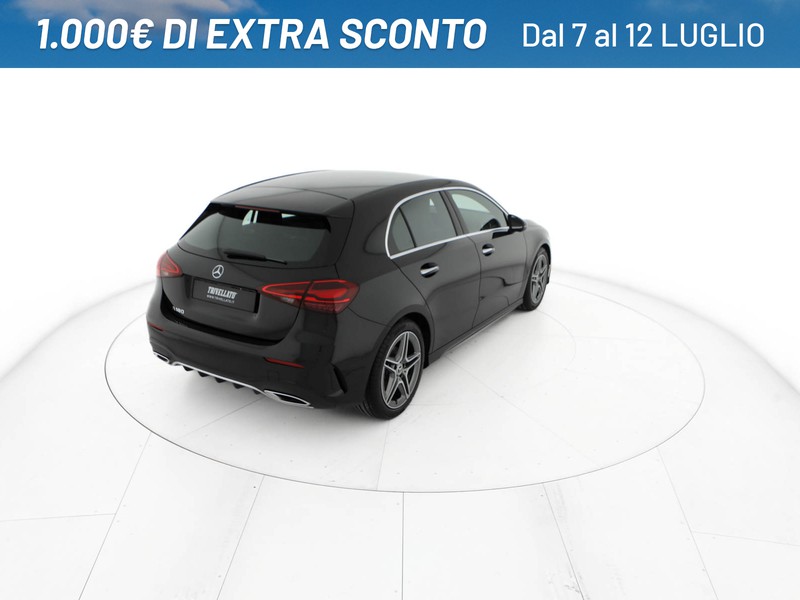 Mercedes Classe A 180 amg line advanced plus auto ibrido nero