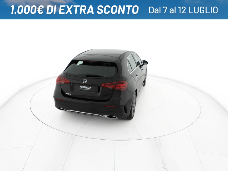 Mercedes Classe A 180 amg line advanced plus auto ibrido nero
