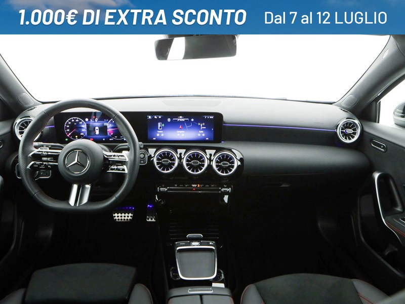 Mercedes Classe A 180 amg line advanced plus auto ibrido nero