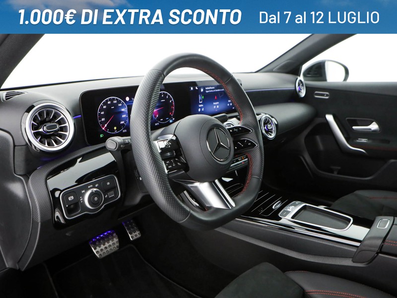 Mercedes Classe A 180 amg line advanced plus auto ibrido nero