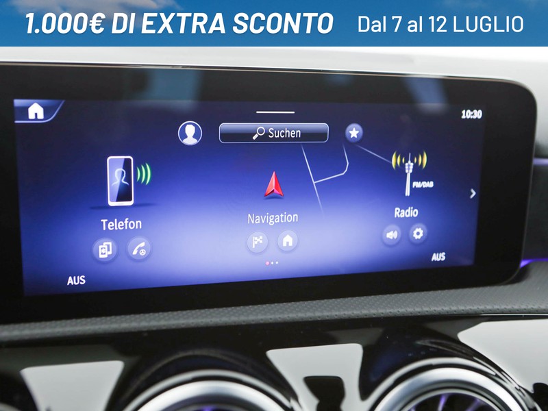 Mercedes Classe A 180 amg line advanced plus auto ibrido nero