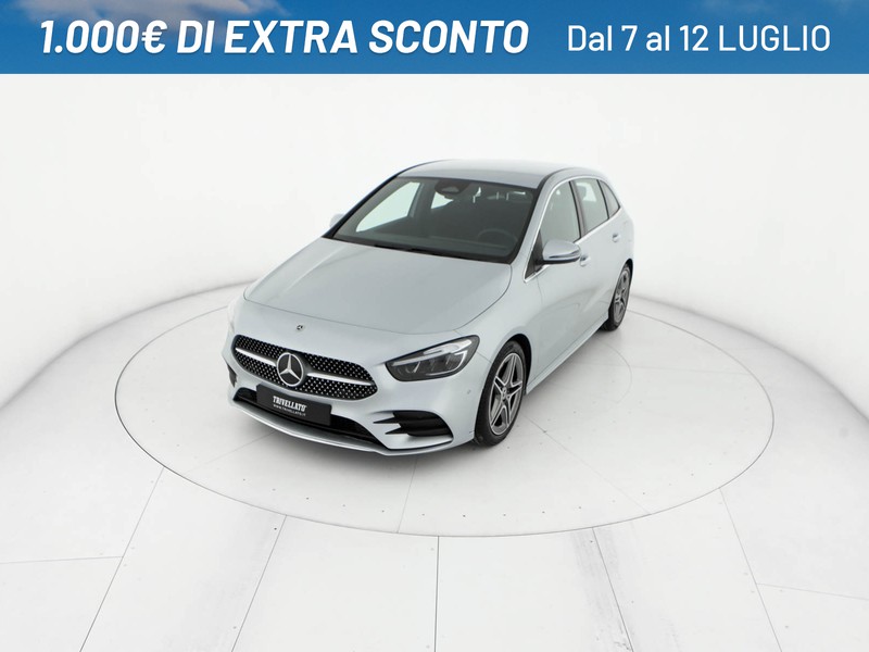 Mercedes Classe B 200 amg line premium auto ibrido argento