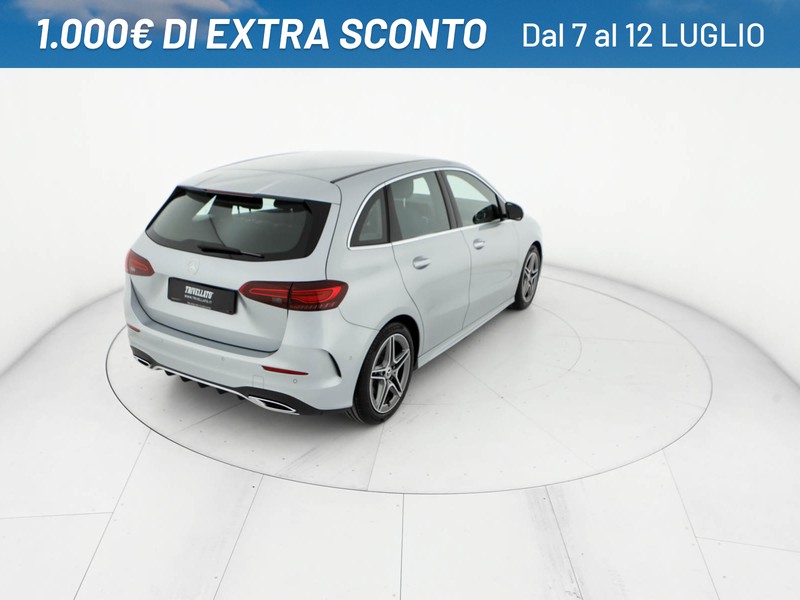 Mercedes Classe B 200 amg line premium auto ibrido argento
