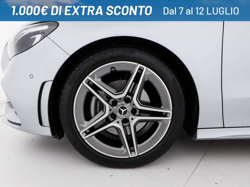 Mercedes Classe B 200 amg line premium auto ibrido argento