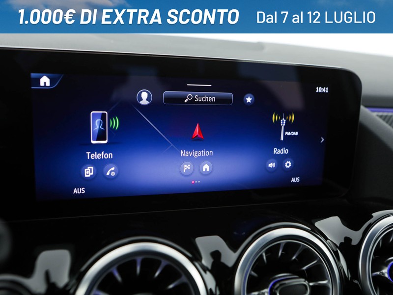 Mercedes Classe B 200 amg line premium auto ibrido argento
