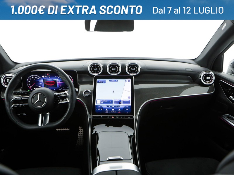 Mercedes GLC 220 d amg premium 4matic auto ibrido nero