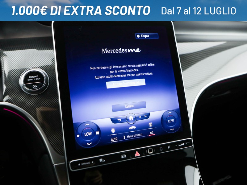 Mercedes GLC 220 d amg premium 4matic auto ibrido nero