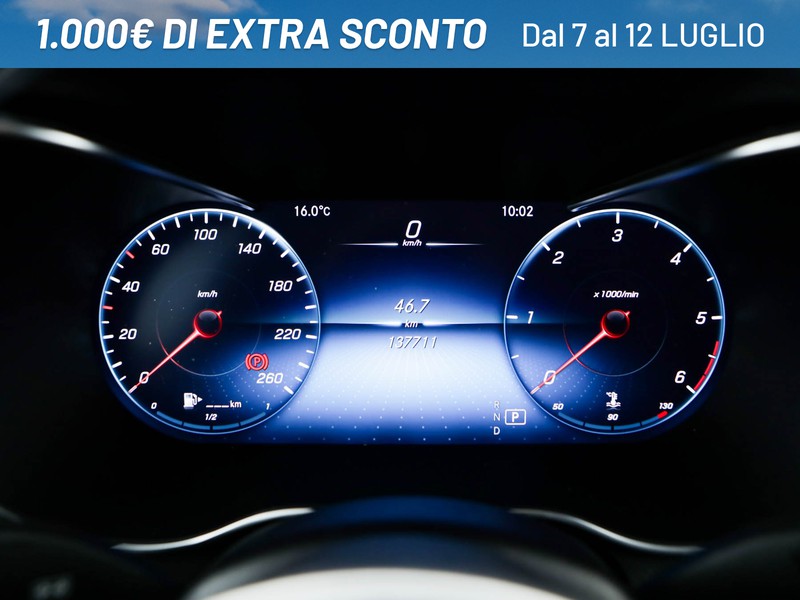 Mercedes GLC 220 d sport 4matic auto diesel argento