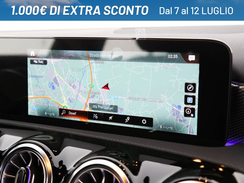 Mercedes Classe A 250 e phev (eq-power) sport auto ibrido nero